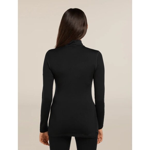 Icebreaker Merino 260 Tech Turtleneck Top Womens Size M Outdoor Gorpcore Hiking - Picture 2 of 8